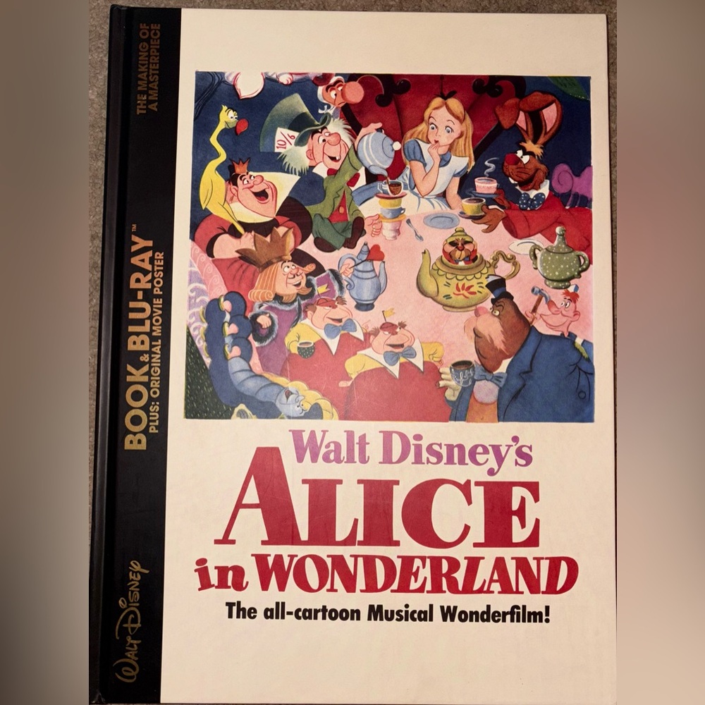 New Walt Disney’s Alice in Wonderland Book & Blu-Ray